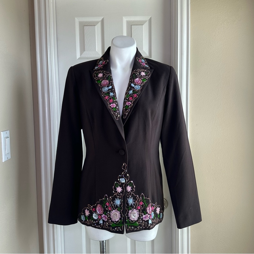Vintage Design Exchange Blazer with sequin detailing